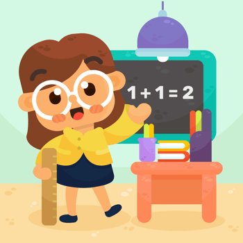 Math Teacher Vector