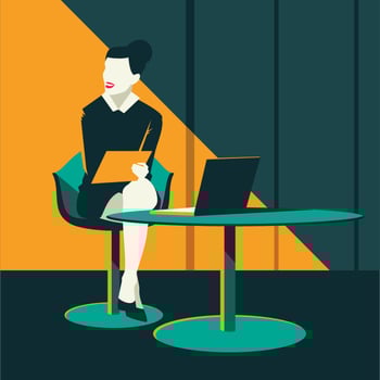 Professional Woman vector