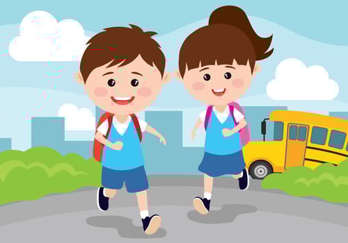 First Day Of School vector