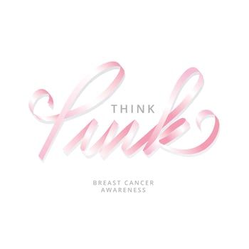 Breast Cancer Awareness Ribbon vector