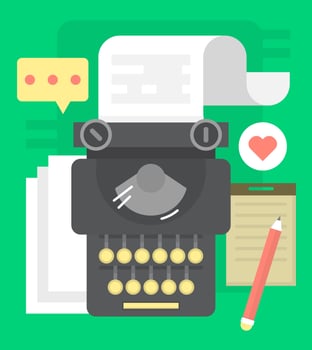 Typewriter vector