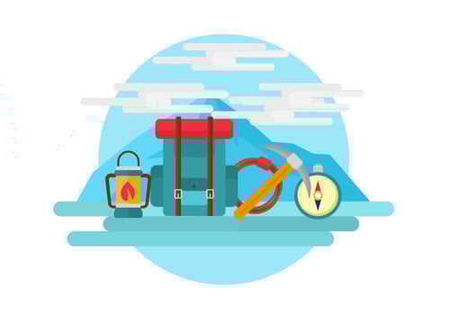 Nature Explorer Vector Illustration
