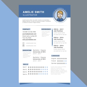 Vector Resume Template