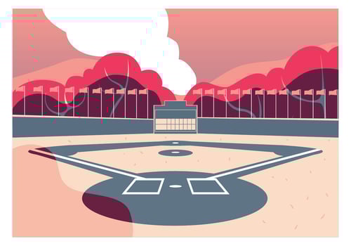 Baseball Park Vector Design