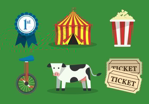 County Fair Clip Arts vector