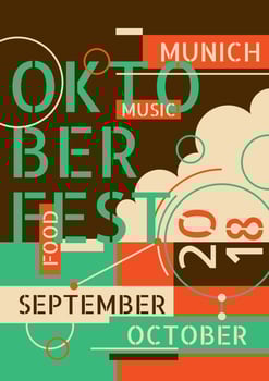 Oktoberfest flyer vector