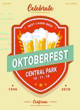 Oktoberfest Flyer Vector