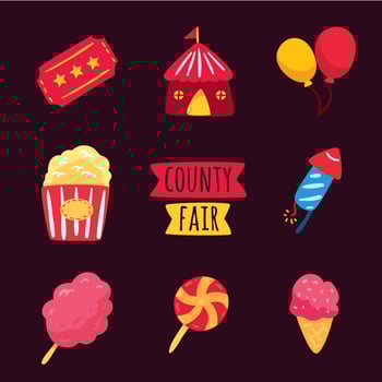 County Fair Element Vector