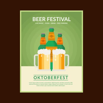 Oktoberfest Flyer Template vector