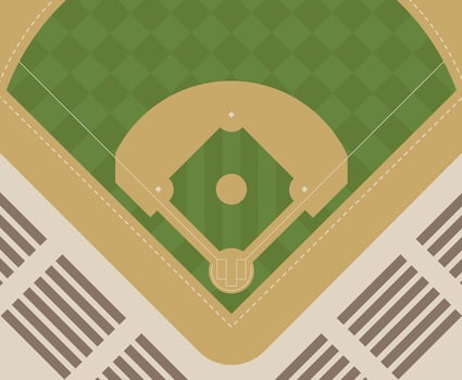 Baseball Park Illustration vector