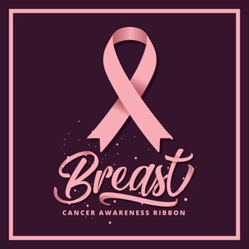 Breast Cancer Awareness Ribbon vector
