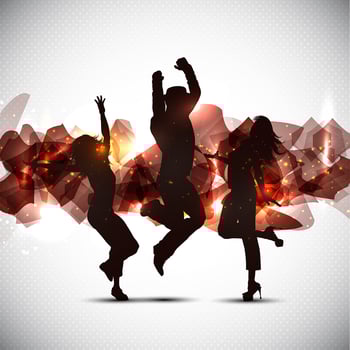 Party people background vector