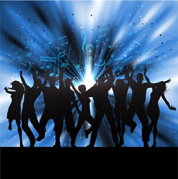 Party people background  vector