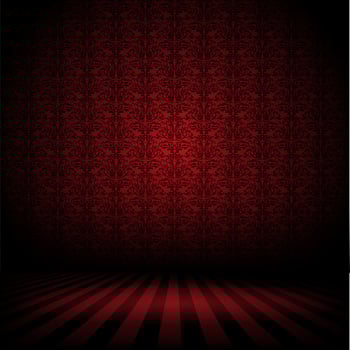 Dark interior background vector