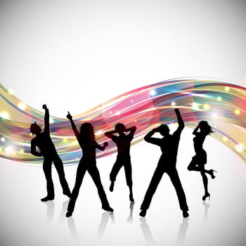 Party people background  vector