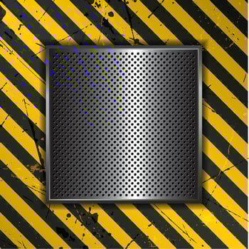 Grunge metal background vector