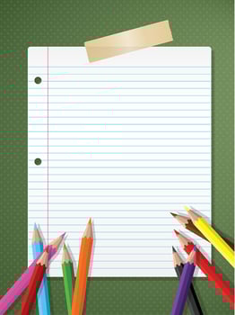 Back to school background vector