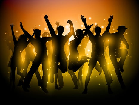 Party people background vector