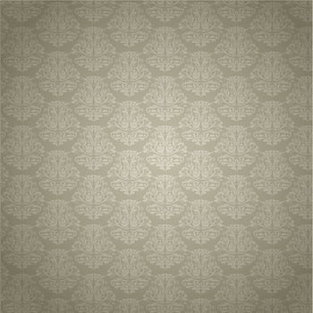 Vintage Damask background vector