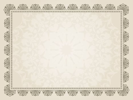 Decorative Certificate background vector