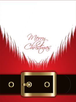 Santa Claus background vector