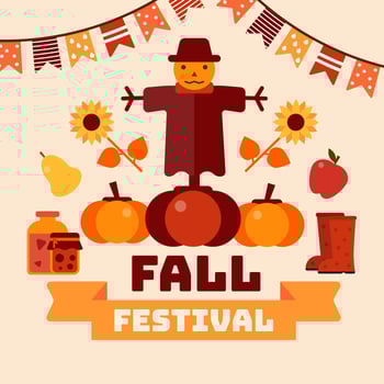 Fall Festival Poster vector