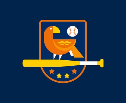 Baseball Badge vector
