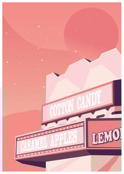 Concession on County Fair Vector Design