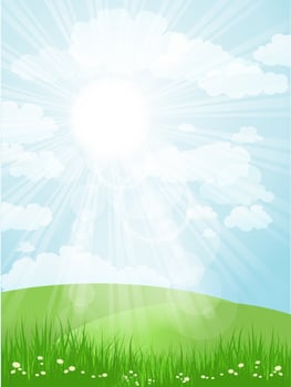 Summers day vector