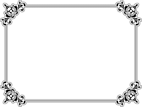 Decorative border vector