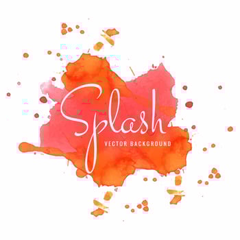 Beautiful colorful watercolor splash vector illustration
