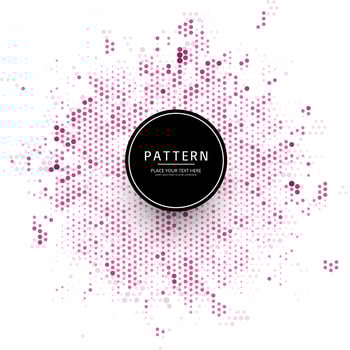 Abstract colorful dotted halftone design vector