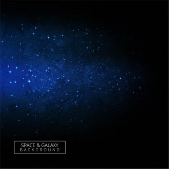 Modern blue galaxy background vector