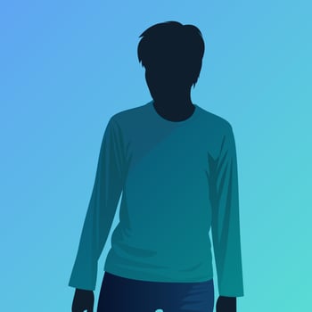 Dark Tosca T Shirt Model Vector