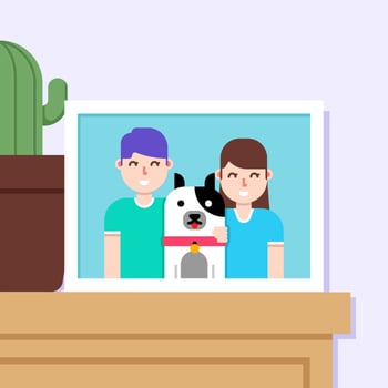 Dog Family vector