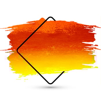 Beautiful colorful watercolor hand draw stroke design vector