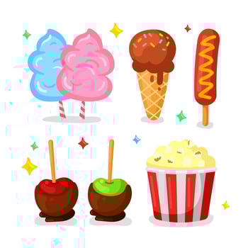 Fair Food Illustration vector