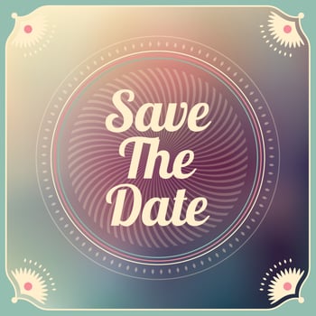 Save the date background vector
