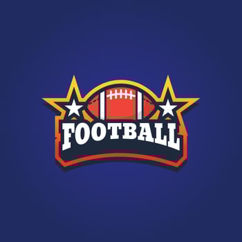 American Football Sport Emblem vector