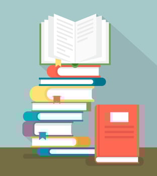 Book Stack vector