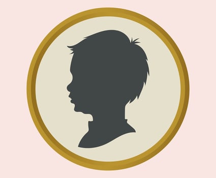 Children Silhouettes vector