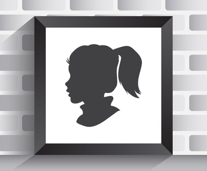Children Silhouettes vector
