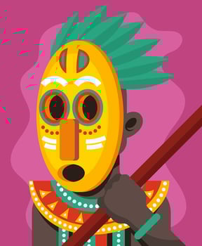 Indigenous People Illustration vector