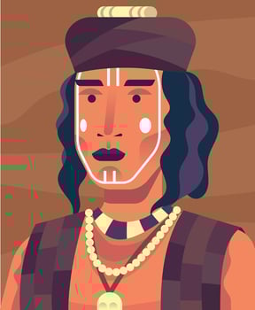 Indigenous People Illustration vector