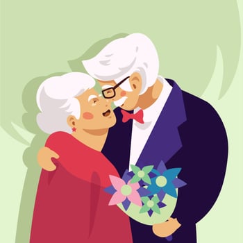 grandparents vector