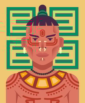 Indigenous People Illustration vector