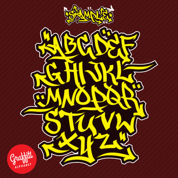 Graffiti Alphabet vector