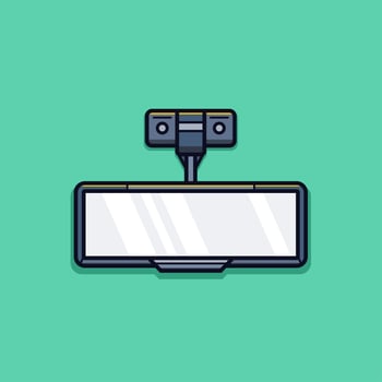 Rear View Mirror Vector