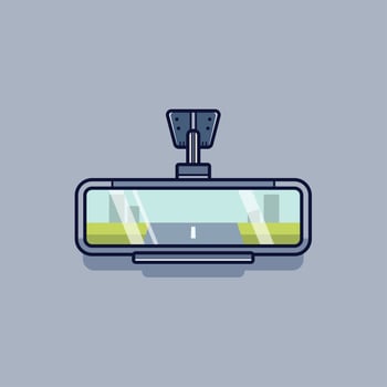 Rear View Mirror Vector
