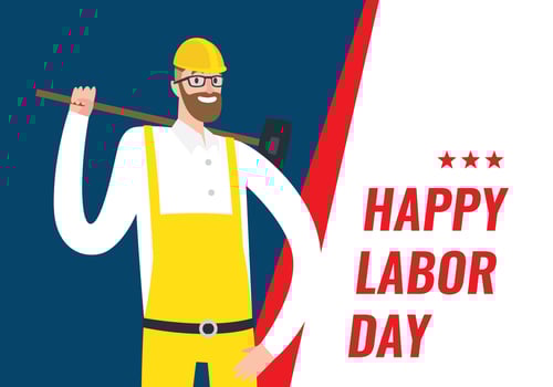 Labor Day Poster vector